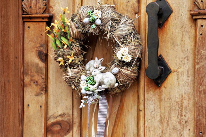 MixTeach 20 Pieces Hanging Wreaths Paper Round Christmas Ornaments with 20 Strings Ropes for Wedding DIY Craft Festival Halloween Decoration - Image 4